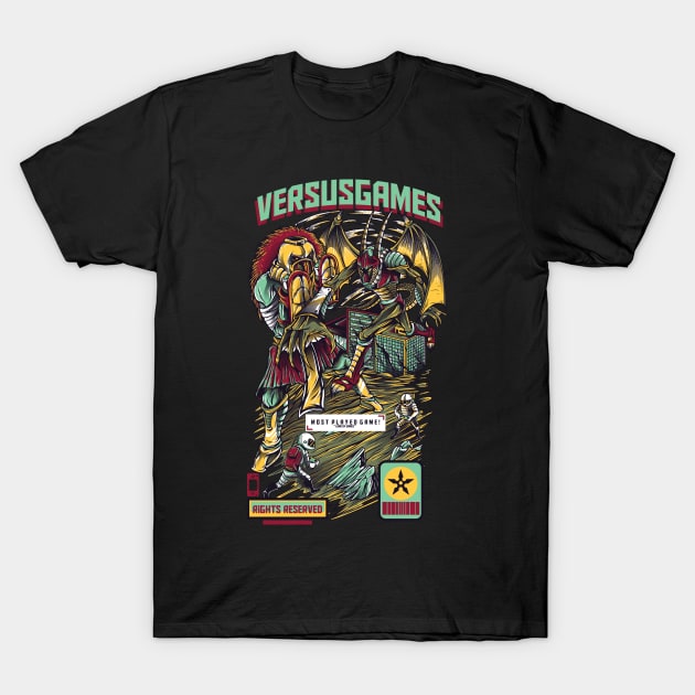 Versus Games T-Shirt by Pixel Poetry